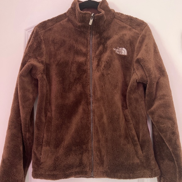 North Face Faux Fur Brown Jacket - Picture 1 of 1
